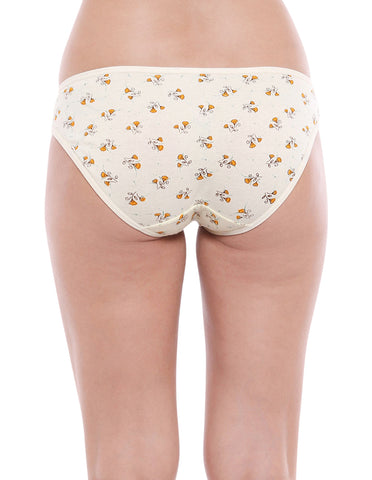 Bodycare 100% Cotton Printed High Cut Panty-12000