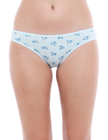 Bodycare 100% Cotton Printed High Cut Panty-12000