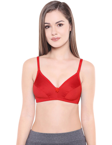 Perfect Coverage Bra-1518-RED