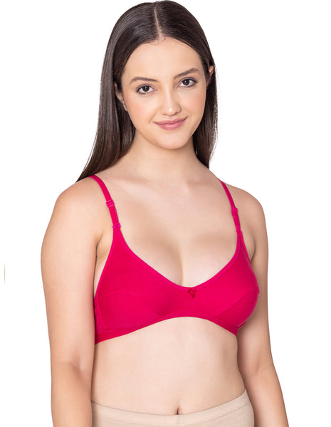 Bodycare polycotton wirefree convertible straps comfortable non padded bra-1531RA