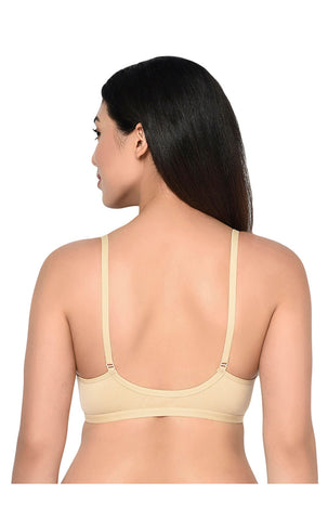 Bodycare Non Padded, Front open Bra-1568-Skin