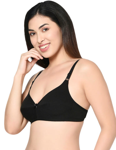 Bodycare Non Padded Bra-1581-Black