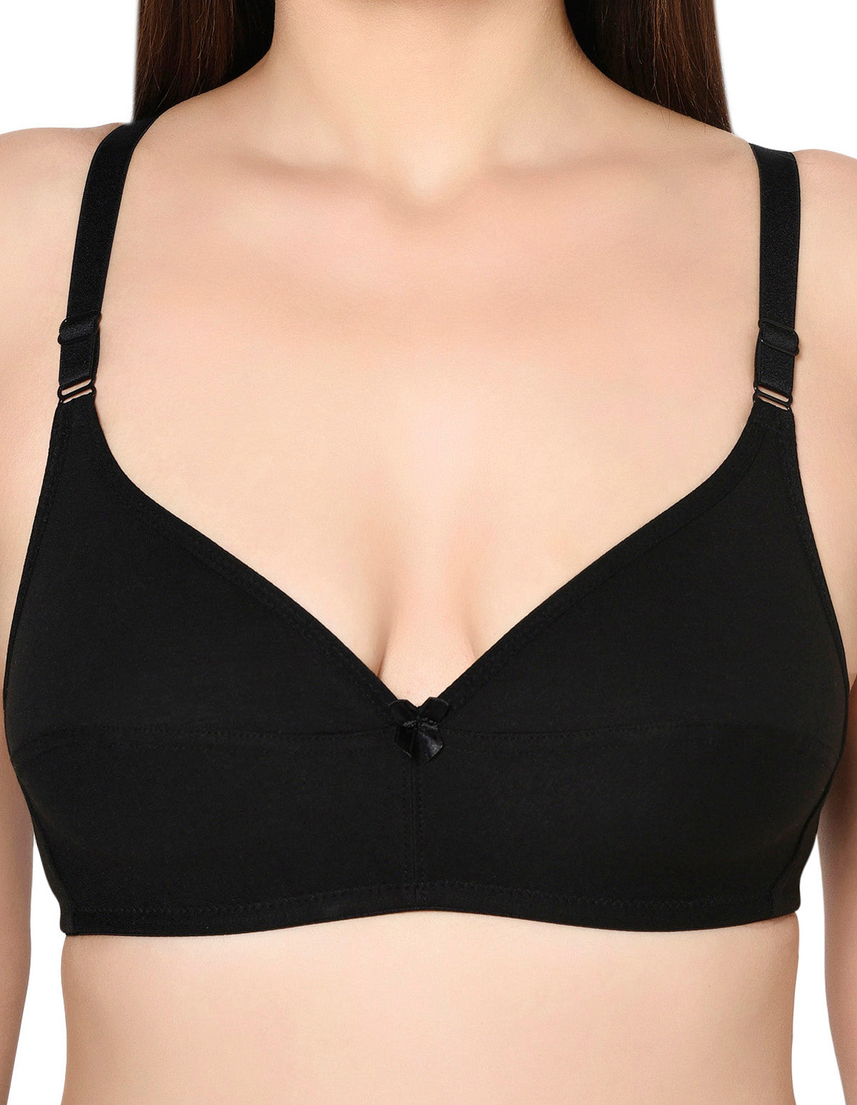 Bodycare Non Padded Bra-1581-Black