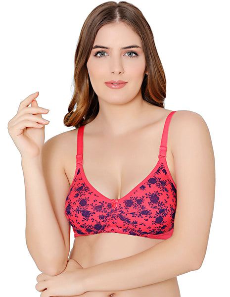 Bodycare cotton wirefree adjustable straps comfortable non padded bra-1584CO