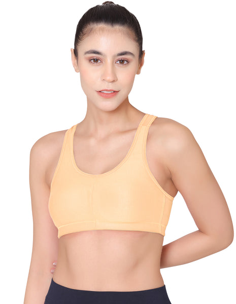 Racerback Sports Bra-1612SKIN