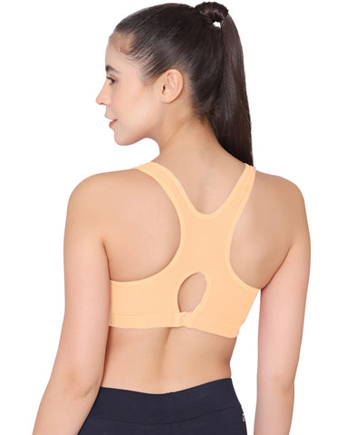 Racerback Sports Bra-1612SKIN