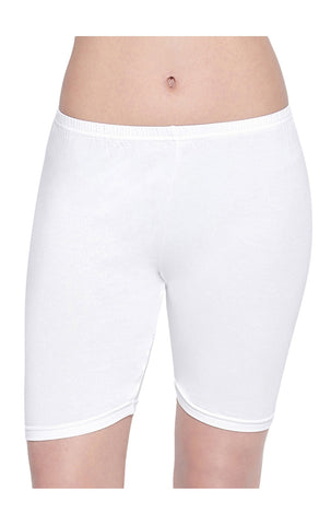 Bodycare Pack of 2 Cycling shorts Panties in White Color-16W