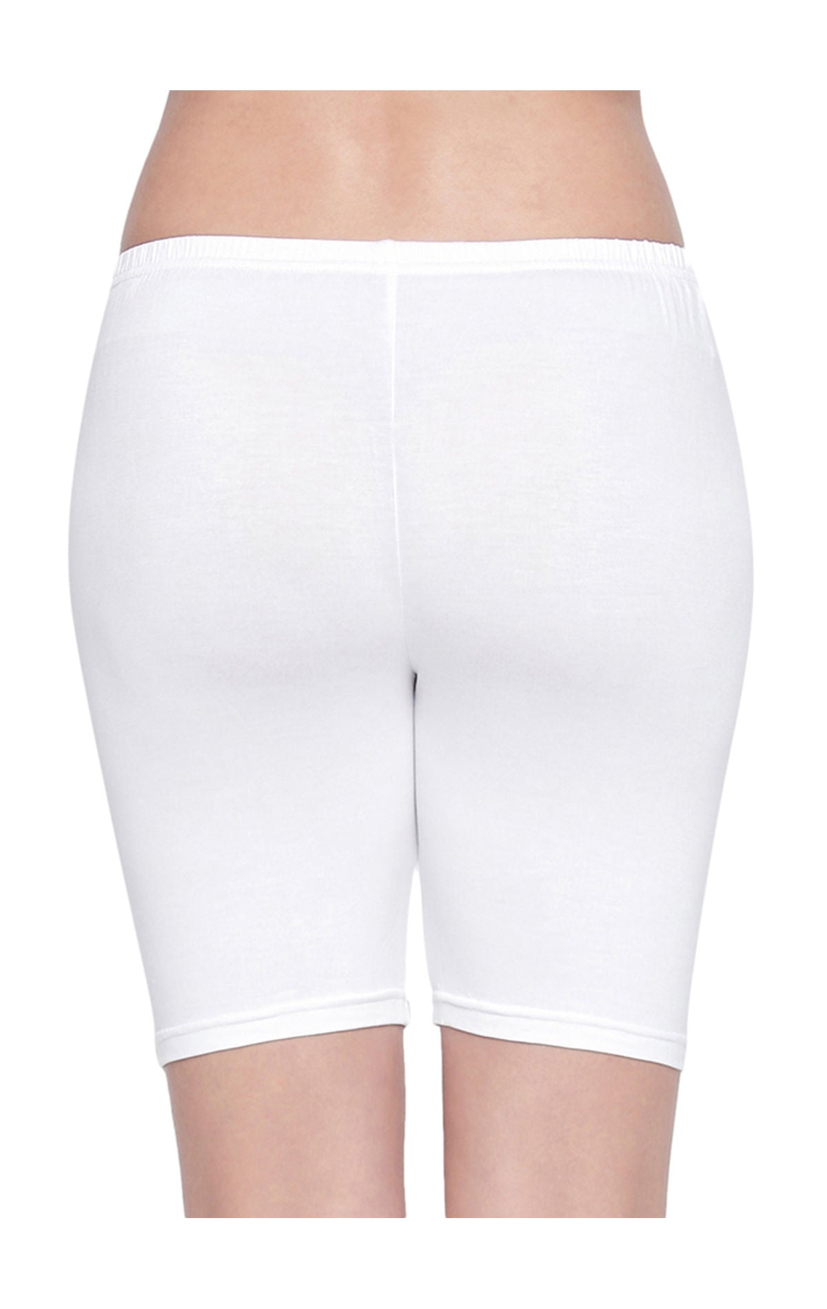 Bodycare Pack of 2 Cycling shorts Panties in White Color-16W