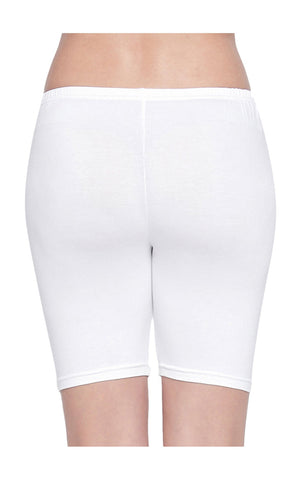 Bodycare Pack of 1 Cycling shorts Panties in White Color-16W