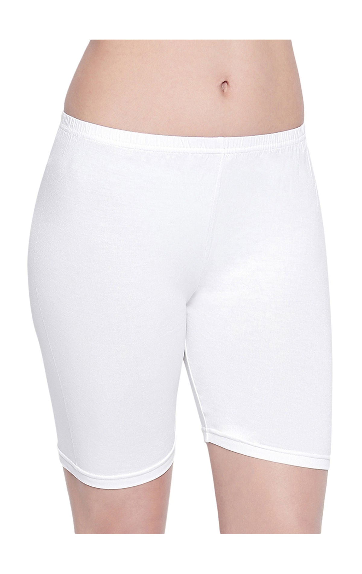 Bodycare Pack of 2 Cycling shorts Panties in White Color-16W