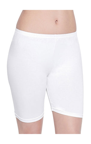 Bodycare Pack of 1 Cycling shorts Panties in White Color-16W