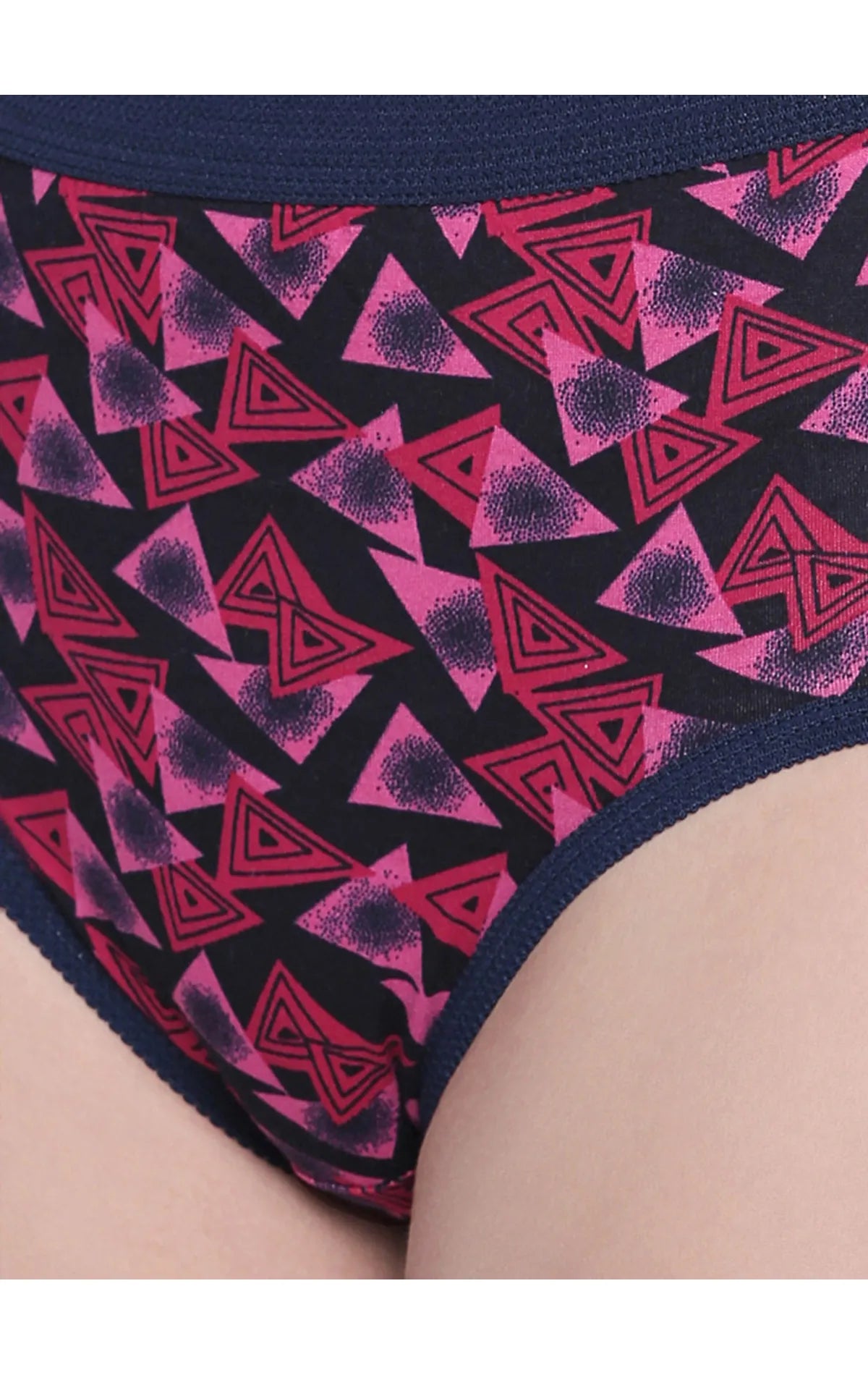 Pack of 3 Printed Cotton Briefs in Assorted colors-25000