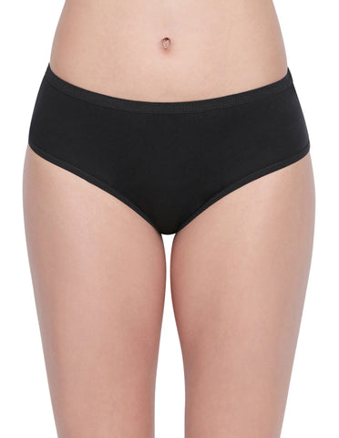Bodycare Pack of 3 100% Cotton Classic Panties in Black Color-26B