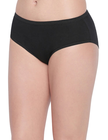 Bodycare Pack of 3 100% Cotton Classic Panties in Black Color-26B