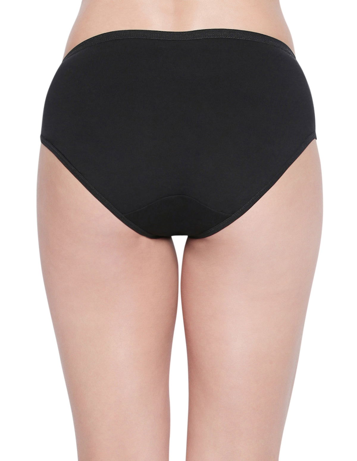 Bodycare Pack of 3 100% Cotton Classic Panties in Black Color-26B