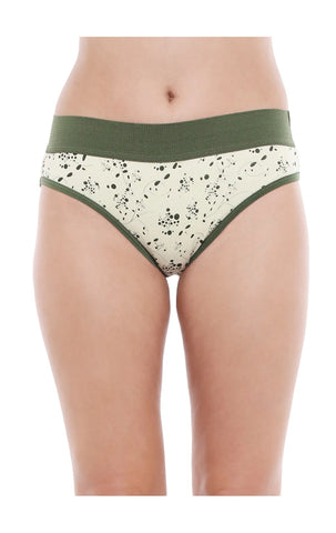 Bodycare Pack of 3 Assorted Cotton Printed Hipster Briefs-2922