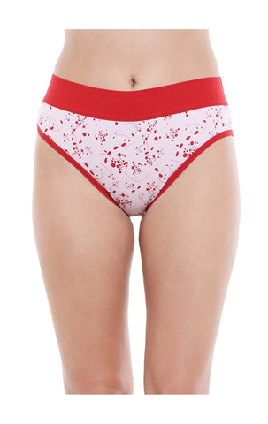 Bodycare Pack of 3 Assorted Cotton Printed Hipster Briefs-2922