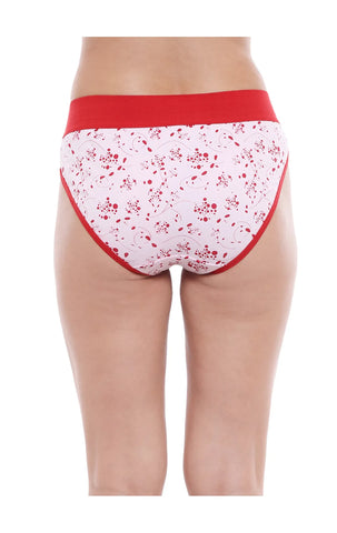 Bodycare Pack of 3 Assorted Cotton Printed Hipster Briefs-2922