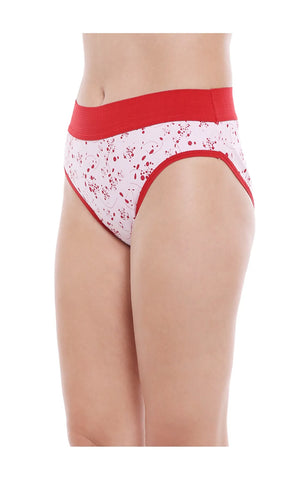 Bodycare Pack of 3 Assorted Cotton Printed Hipster Briefs-2922