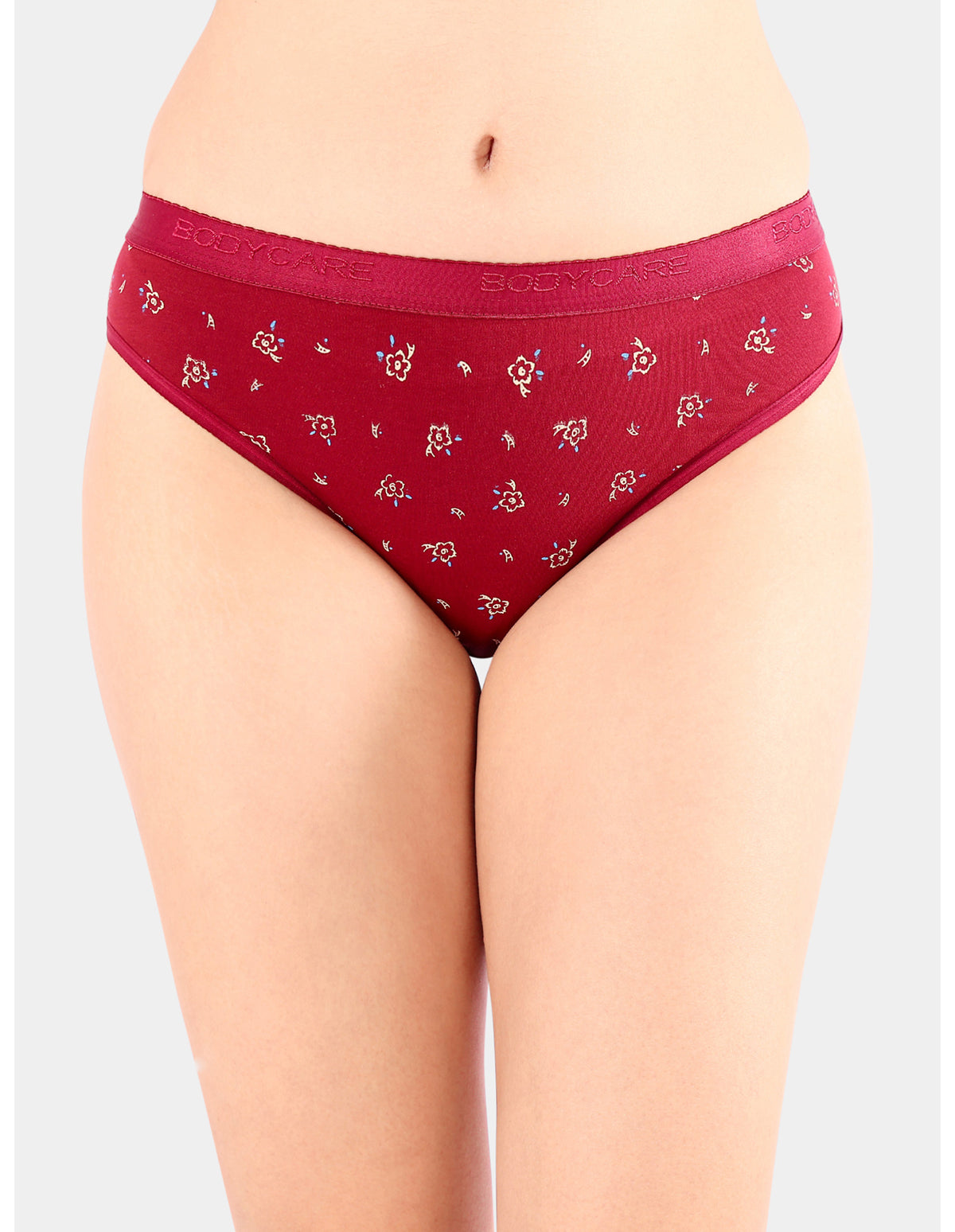 Bodycare High Rise Floral Print Panty (Pack of 3) - Multicolor - 2994