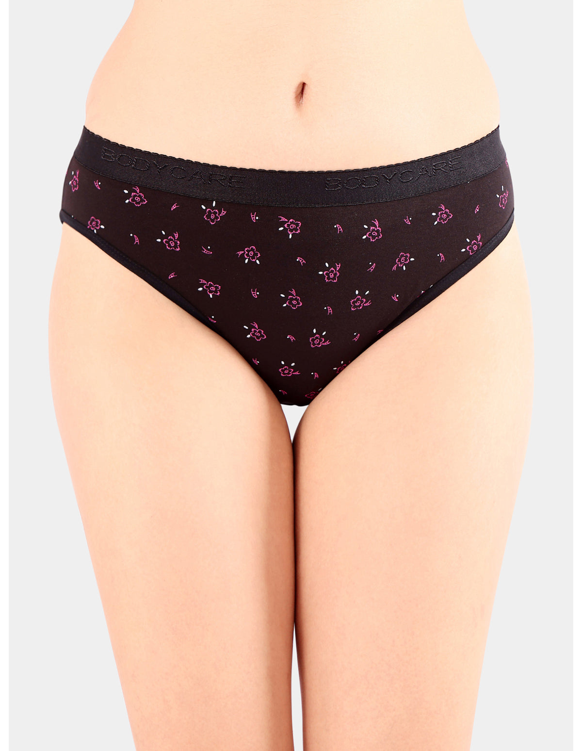 Bodycare High Rise Floral Print Panty (Pack of 3) - Multicolor - 2994
