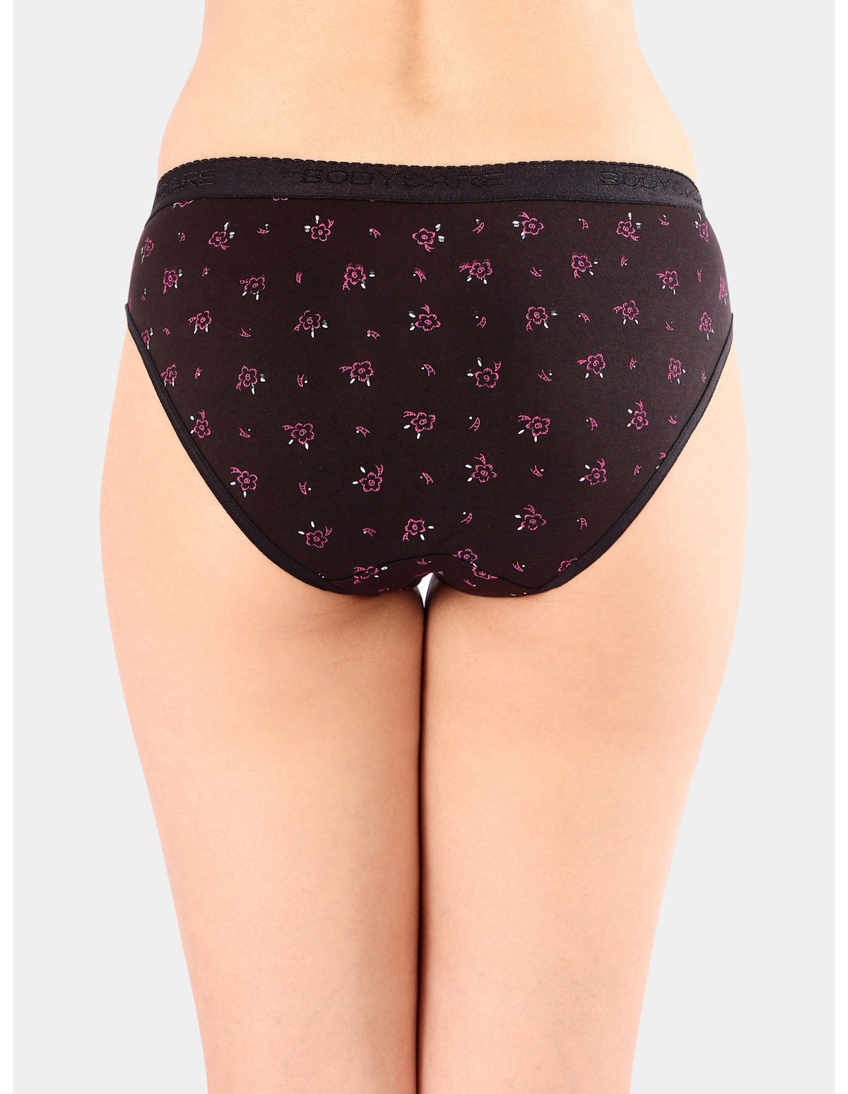 Bodycare High Rise Floral Print Panty (Pack of 3) - Multicolor - 2994