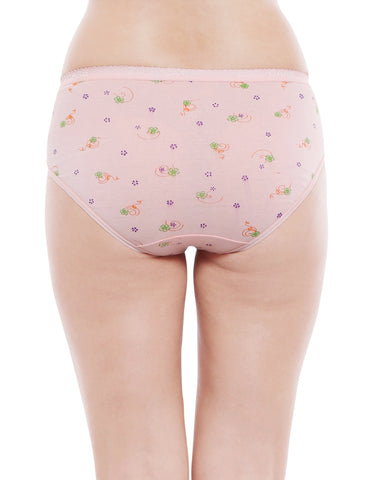Pack of 3 Bodycare Premium Printed Cotton Briefs in Assorted colors-3000