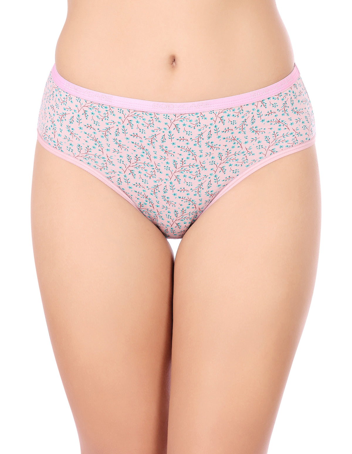 Bodycare Mid Rise Floral Print Panty (Pack of 3) - Multicolor - 3246