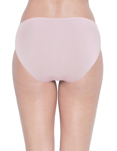 Bodycare Pack of 3 Bikini Style Cotton spandex Briefs in Assorted colors with V-String band-E36C
