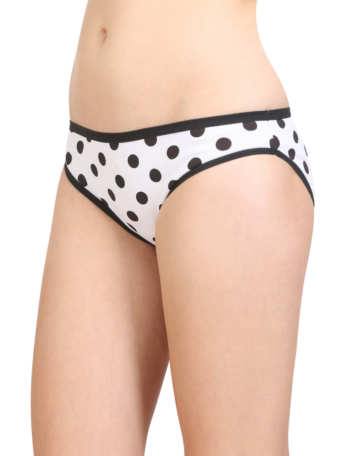 Pack of 3 Bodycare Cotton High Cut Briefs in Assorted colors-3903