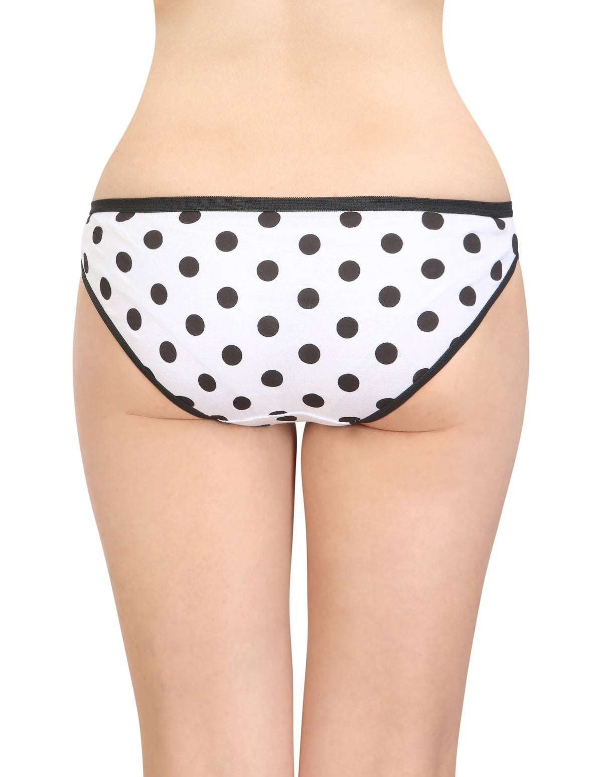 Pack of 3 Bodycare Cotton High Cut Briefs in Assorted colors-3903