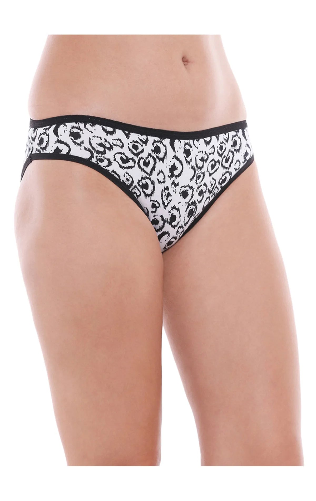 Pack of 3 Bodycare Cotton High Cut Briefs in Assorted colors-3914