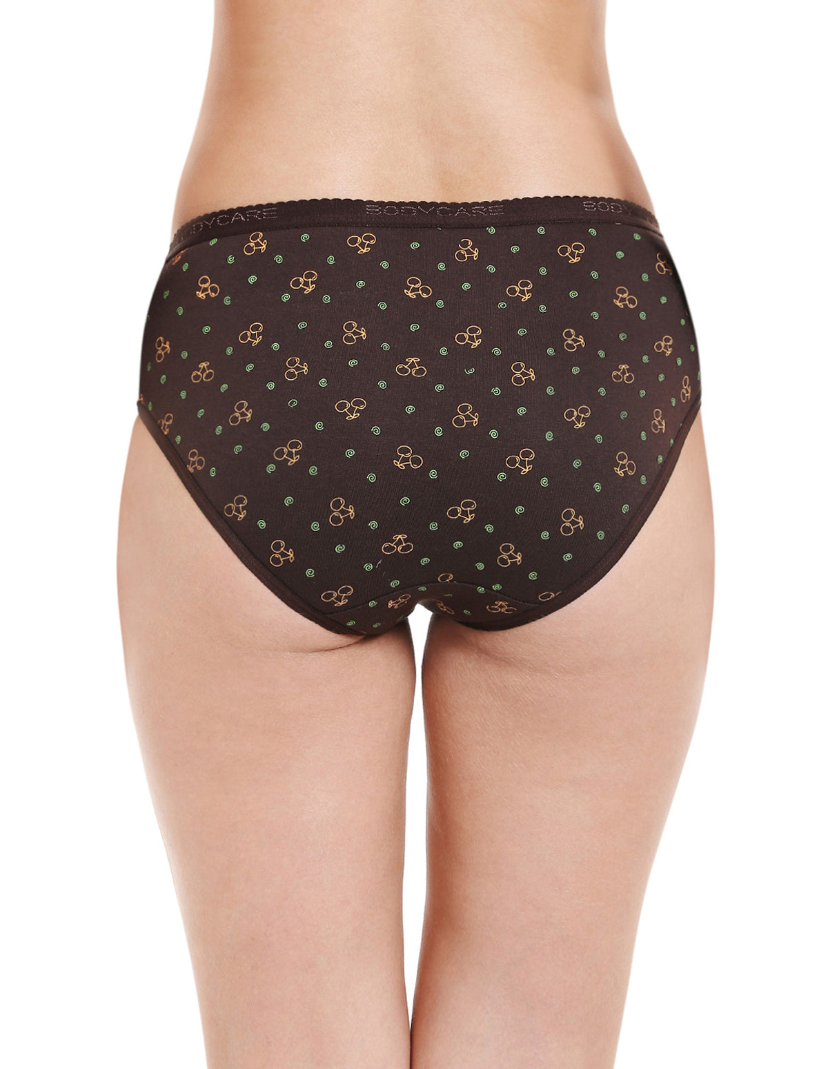 Bodycare 100% Cotton Printed High Cut Panty - 4000