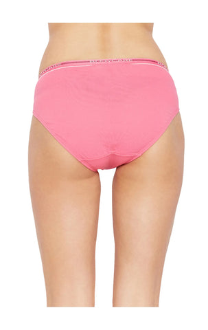 Bodycare Pack of 3 Bikini Style Cotton Briefs in Assorted colors with Broad elastic band-E45C