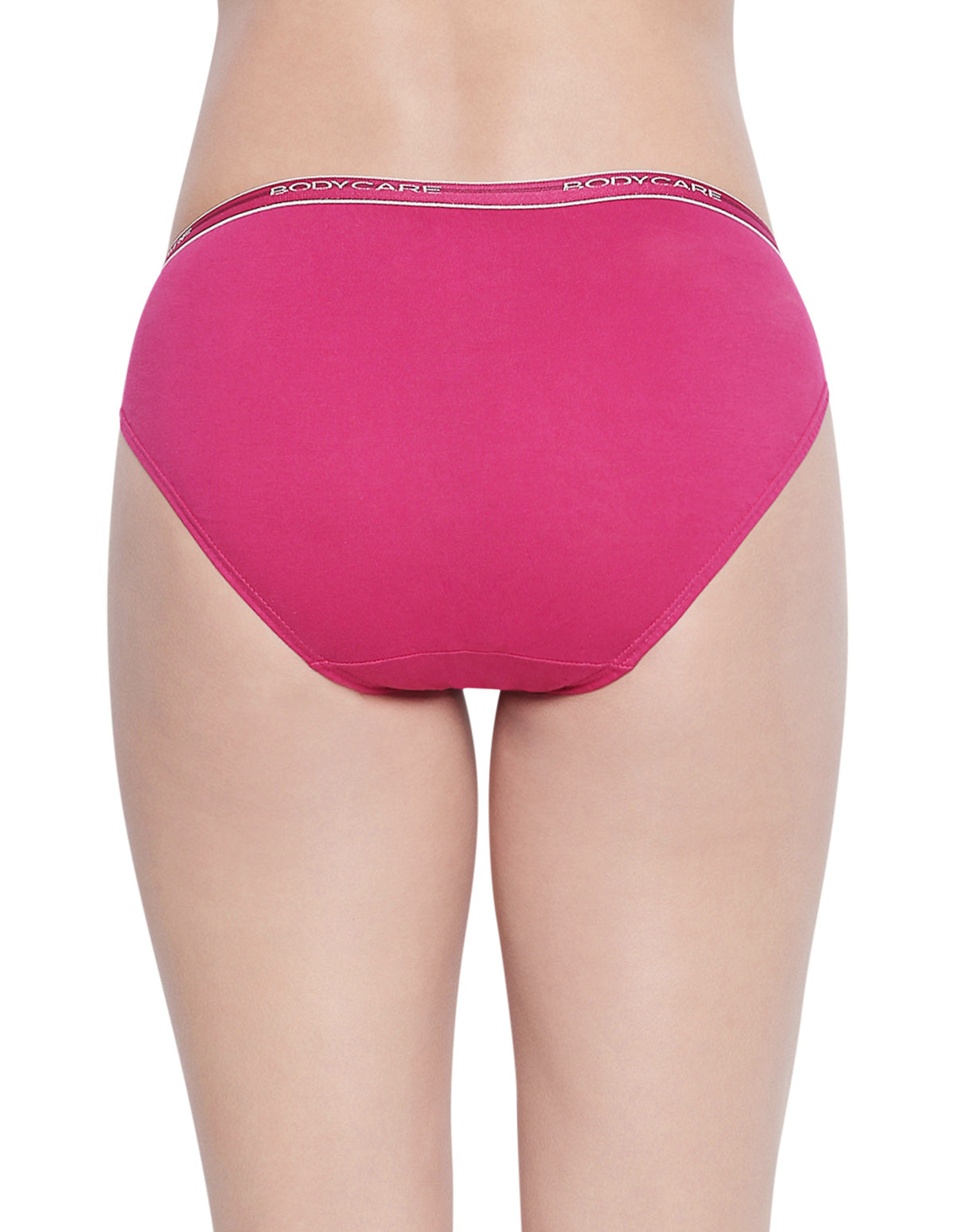 BODYCARE Pack of 3 Bikini Style Cotton Briefs in Assorted colors with Broad elastic band-E45D
