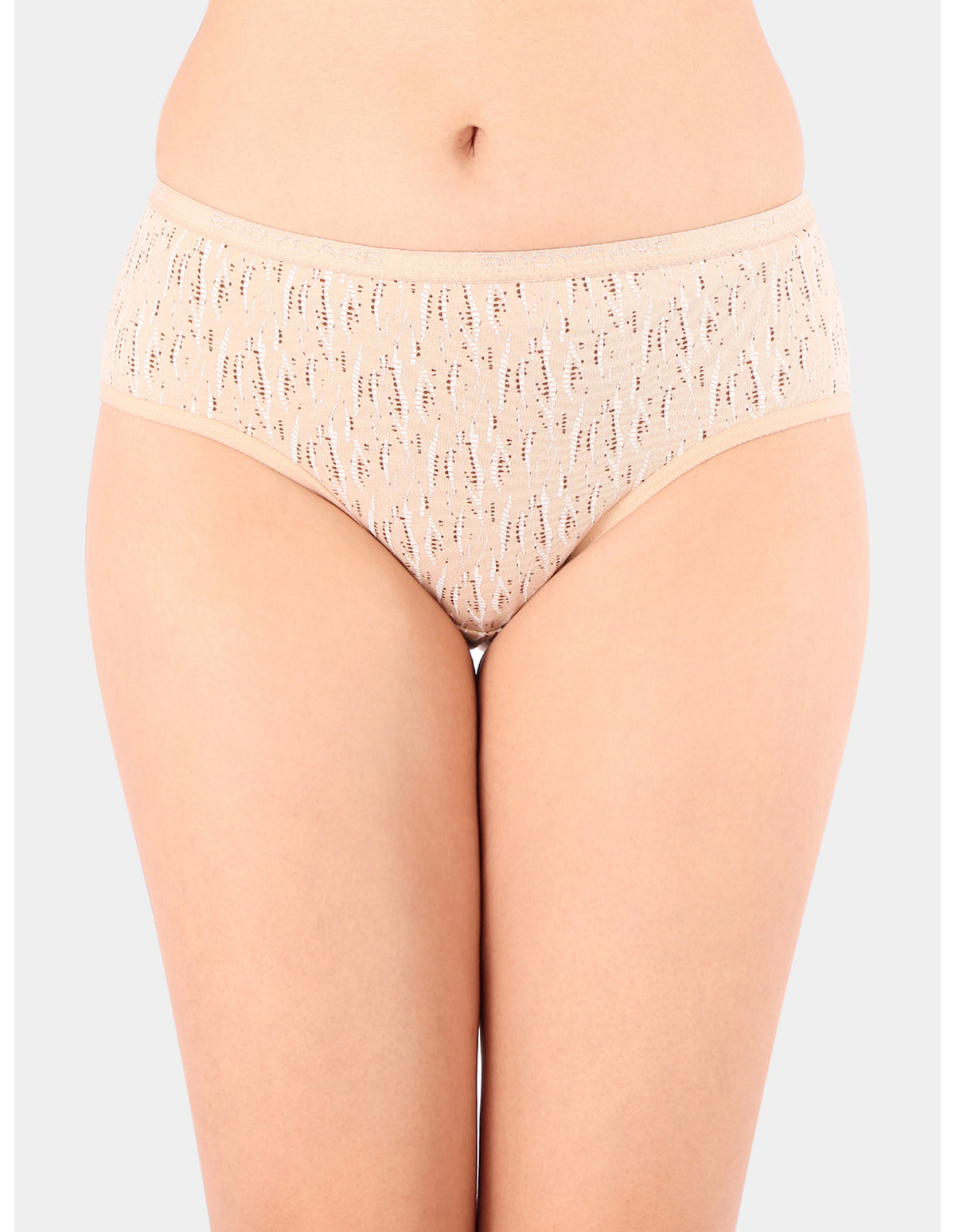 Bodycare Mid Rise Self Design Panty (Pack of 3) - Multicolor - 5208