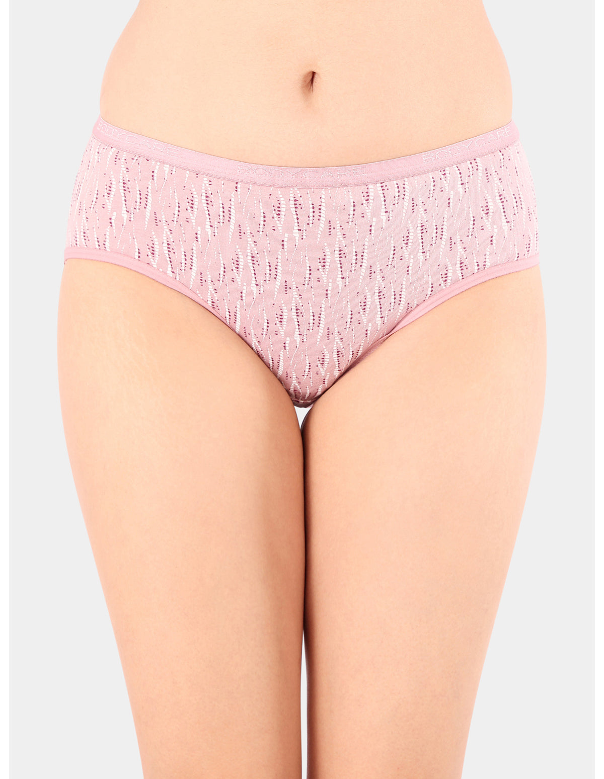 Bodycare Mid Rise Self Design Panty (Pack of 3) - Multicolor - 5208