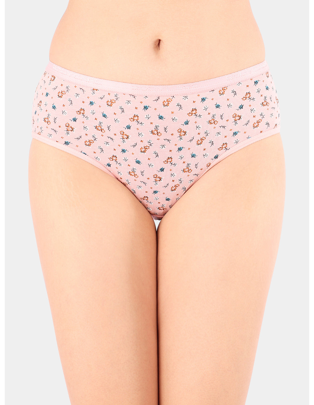 Bodycare Mid Rise Floral Print Panty (Pack of 3) - Multicolor - 5213