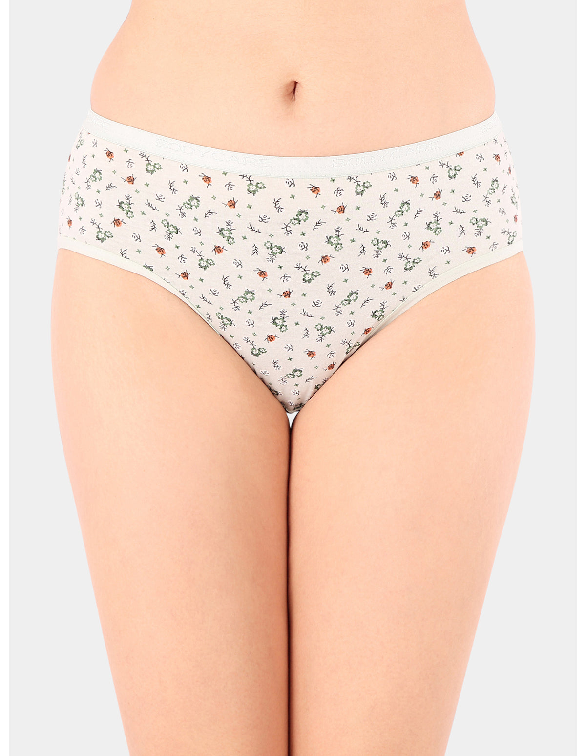 Bodycare Mid Rise Floral Print Panty (Pack of 3) - Multicolor - 5213