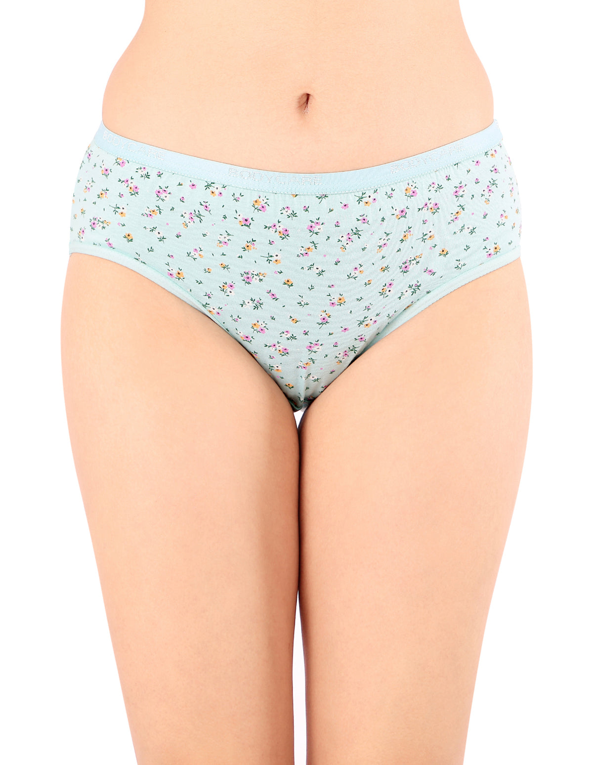 Bodycare Mid Rise Floral Print Panty (Pack of 3) - Multicolor - 5233