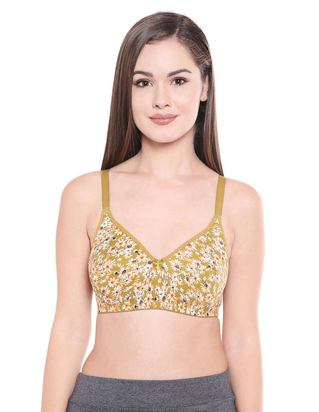 Premium Padded Bra-5528-Olive