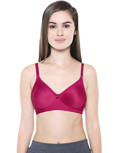 Seamless Cup Bra-5554D.RANI with free transparent strap