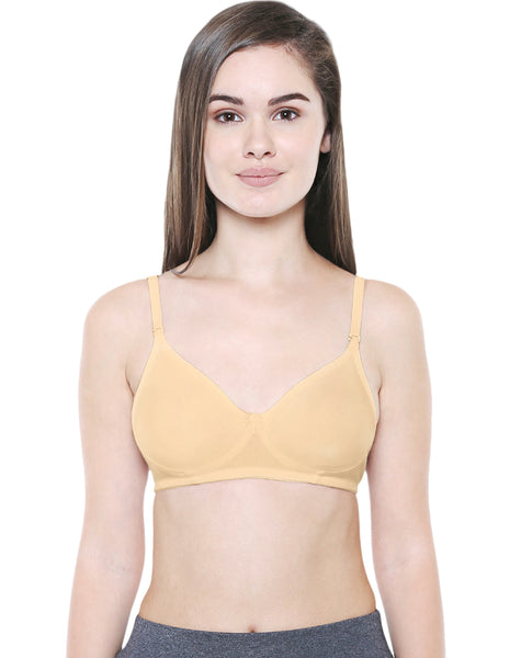 Seamless Cup Bra-5554S with free transparent strap