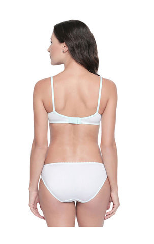 Bodycare Bridal Light Green Bra & Panty Lingerie Set - 6402LGR