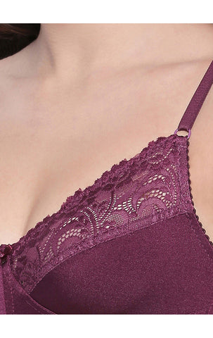 Bodycare Bridal Wine Bra & Panty Lingerie Set - 6402WI