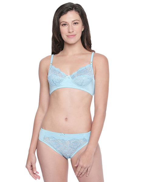 Bodycare Bridal Sky Bra & Panty Lingerie Set - 6405SK