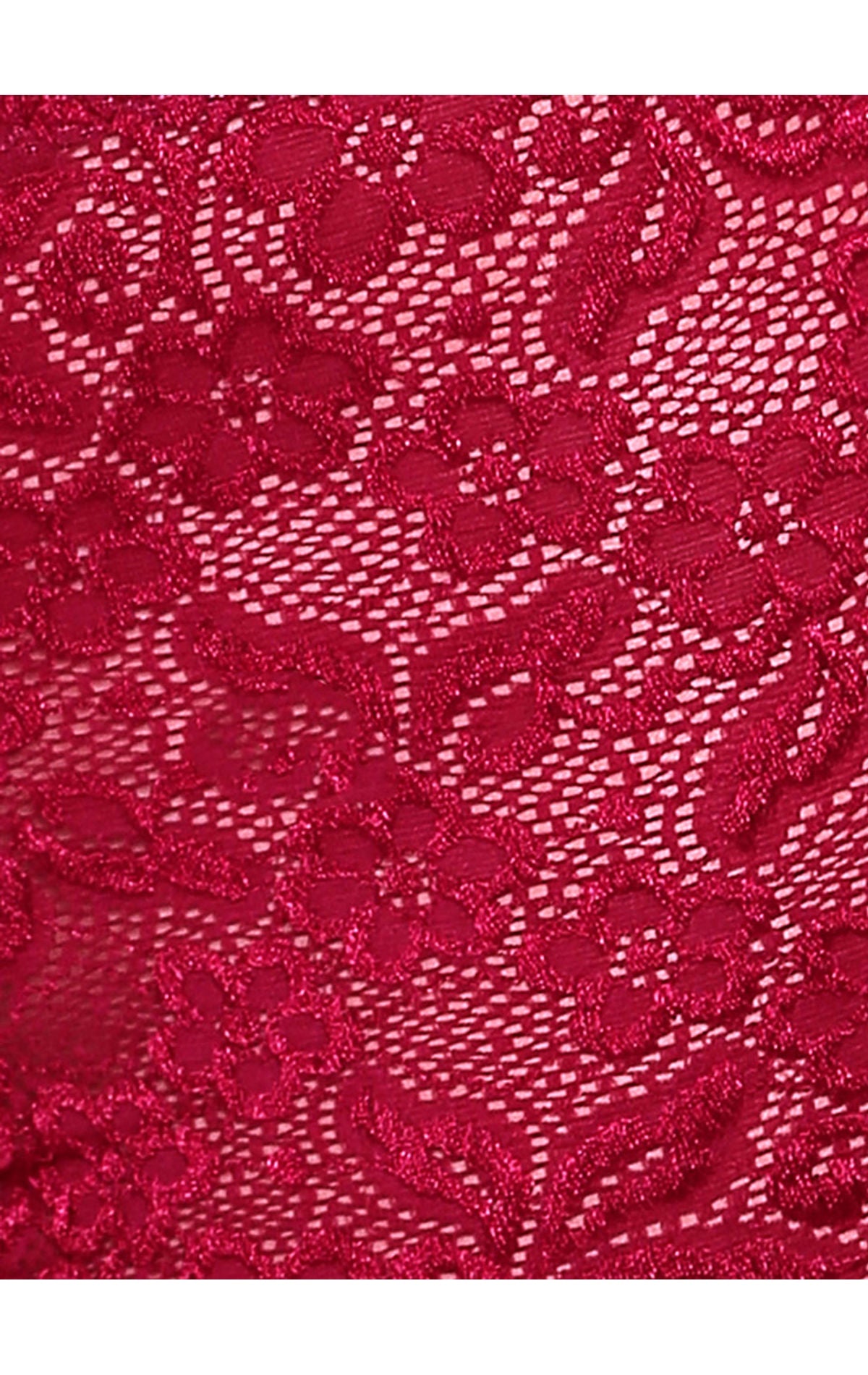 Bodycare Bridal Maroon Bra & Panty Lingerie Set - 6406MH