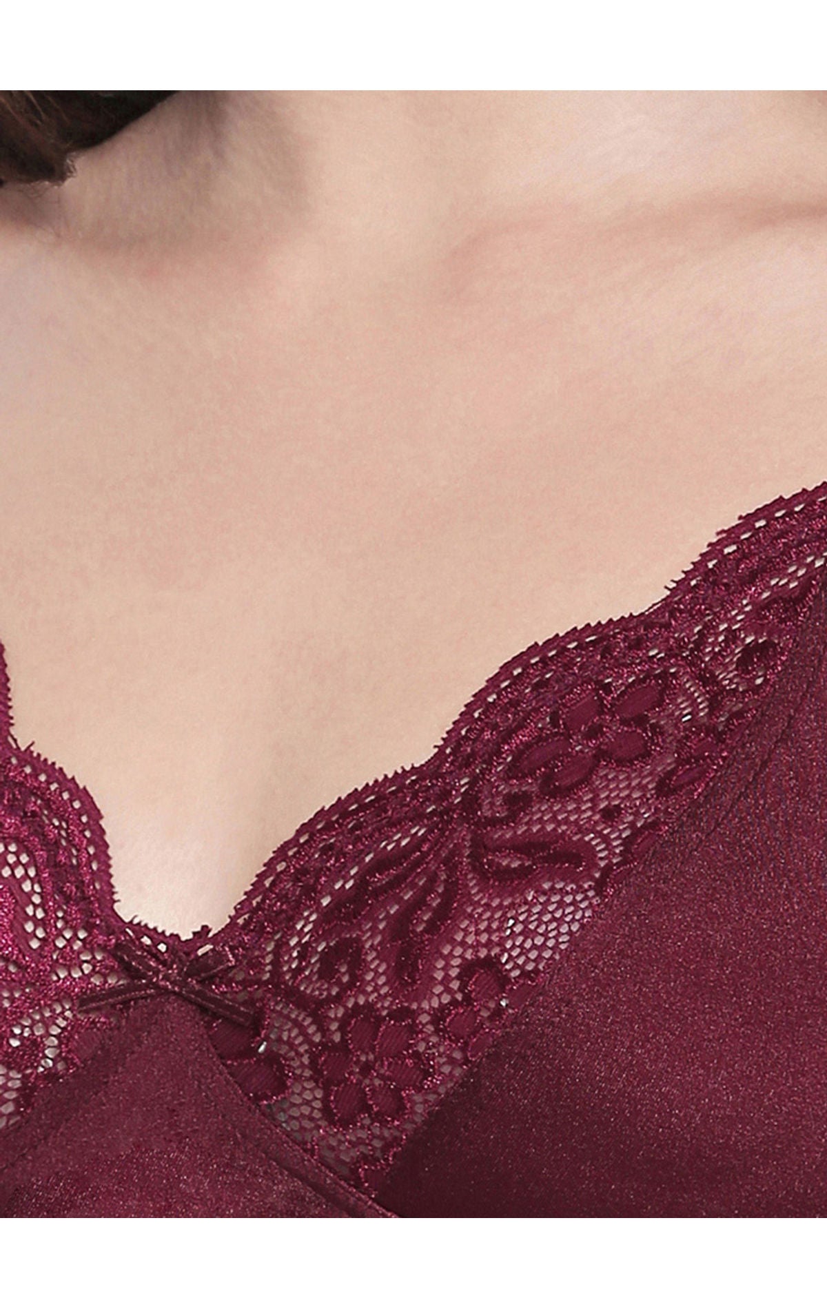 Bodycare Bridal Wine Bra & Panty Lingerie Set - 6406WI