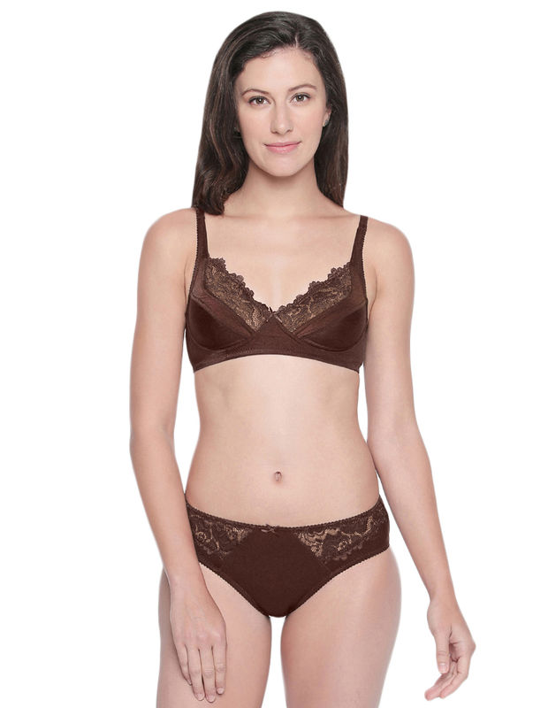 Bodycare Bridal Rust Bra & Panty Lingerie Set - 6409RU