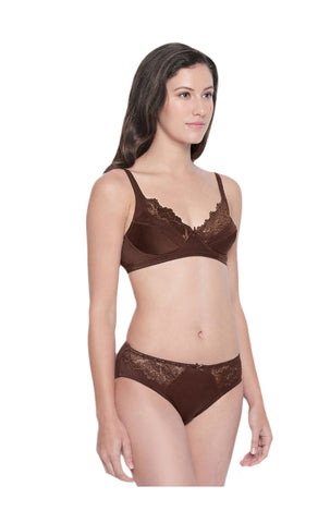 Bodycare Bridal Rust Bra & Panty Lingerie Set - 6409RU